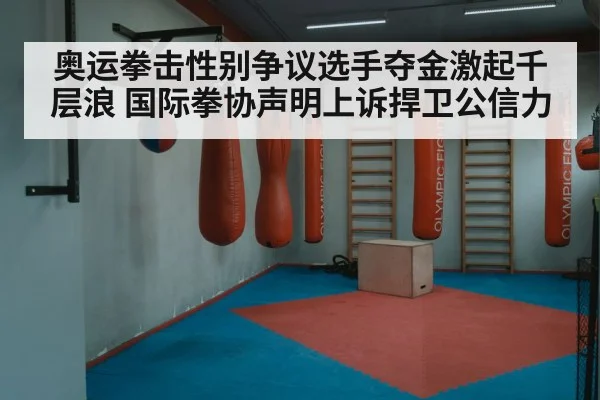 奥运拳击性别争议选手夺金激起千层浪 国际拳协声明上诉捍卫公信力